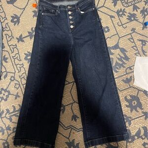 Banana Republic High Rise Wide Leg Crop size 27